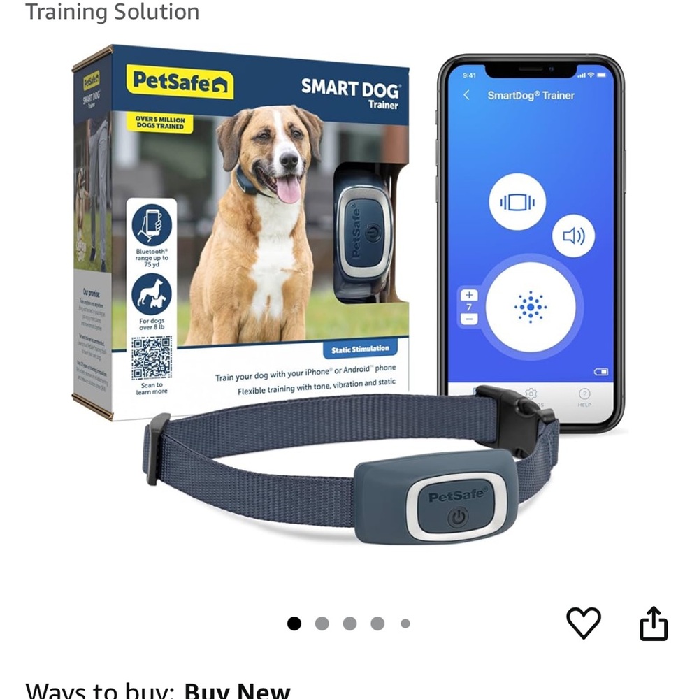 PetSafe Smart Dog Trainer with Gray Collar